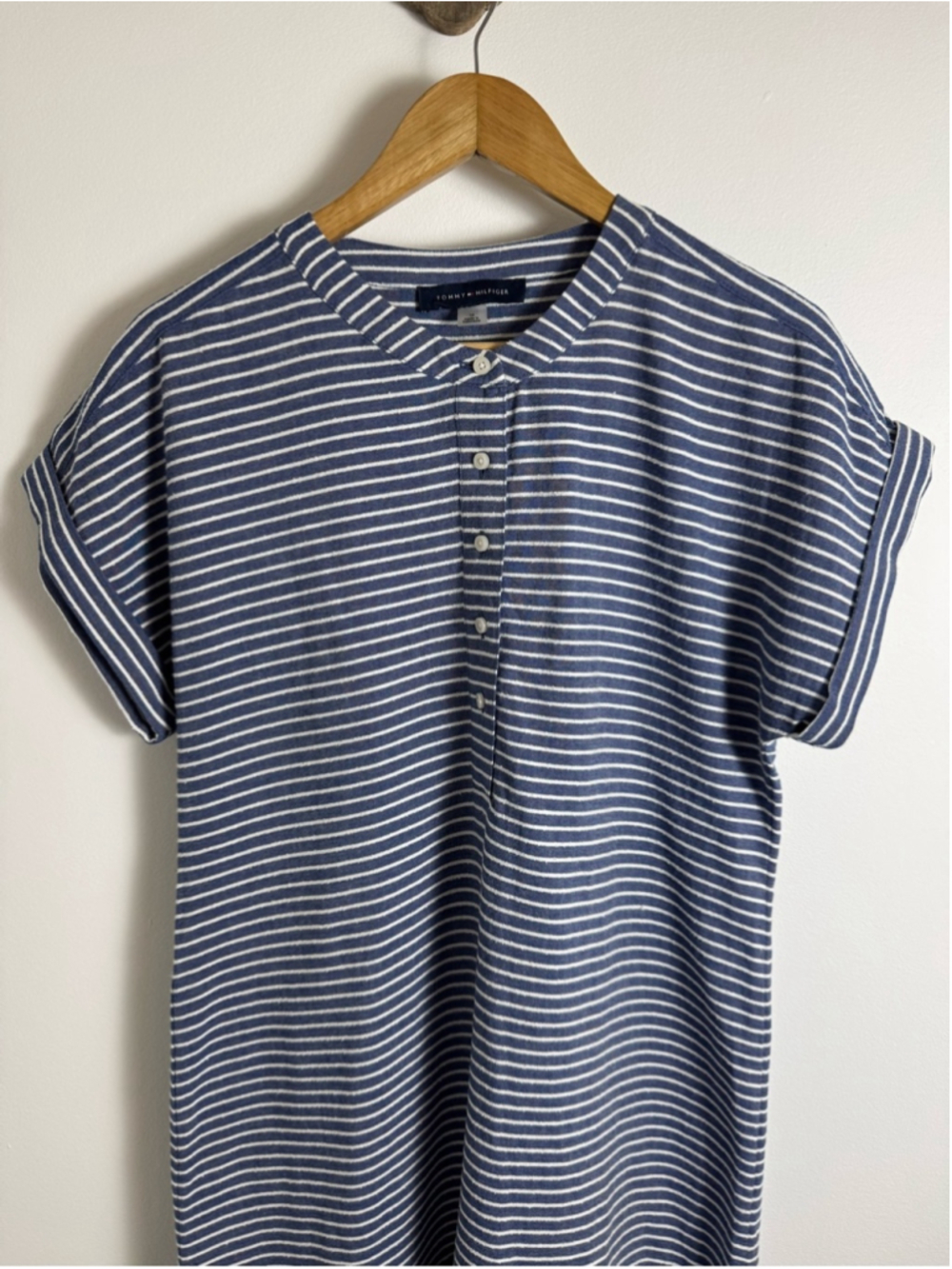 Tommy Hilfiger Nautical Stripe Ruffle Dress - Picture 2 of 10
